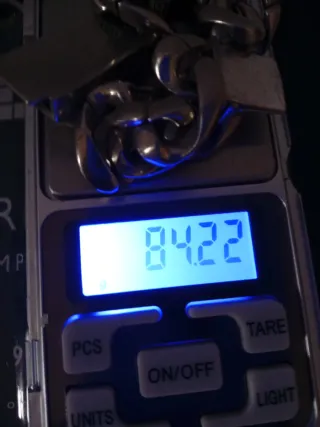 Esclava cubana Acero Inoxidable Mezclado con plata