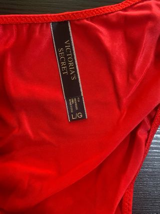 Victoria's Secret Set Rosso Tg L, Bra 38 B / 85B