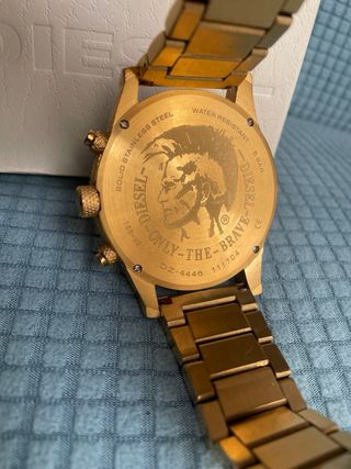 Reloj Diesel Dorado Negro
