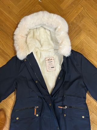 Abrigo mujer XL azul oscuro