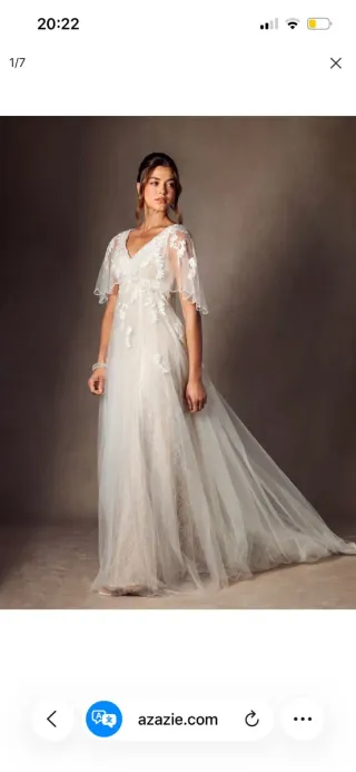 Vestido de Novia Blanco Nude Encaje