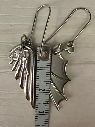 Orecchini Miss Sixty Ala Angelo/Diavolo in acciaio