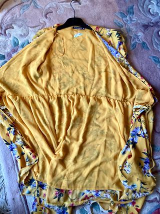 Vestido amarillo estampado Rut & Circle T.XS