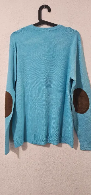 Jersey Tommy Hilfiger Azul/Turquesa V-Neck