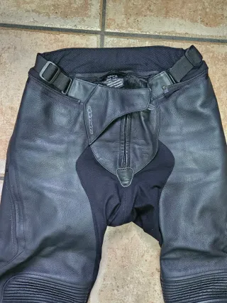 Pantalones de moto cuero Alpinestars