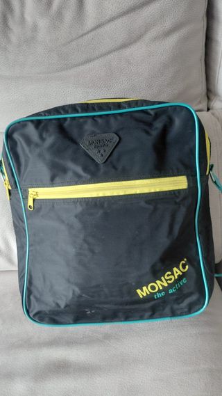 Juego de maletas Monsac negro y turquesa