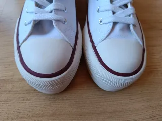 Zapatillas Victoria plataforma blancas