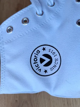 Zapatillas Victoria plataforma blancas