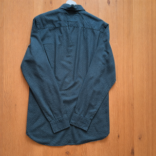 Camisa Tommy Hilfiger M Verde Oscuro Estampada