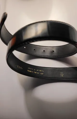 Cintura Braun Büffel pelle verniciata