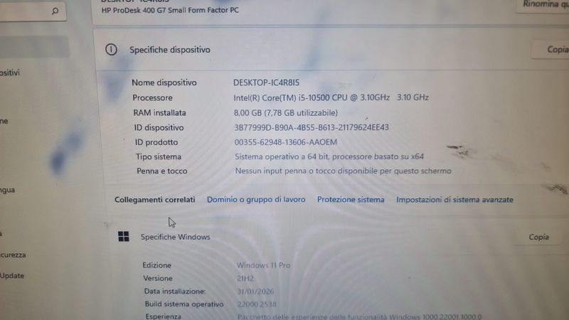 PC HP ProDesk 400 G7 i5 10th Gen Win 11 afbeelding 4