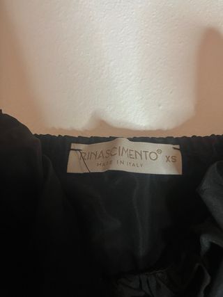 Vestito nero rinascimento taglia XS