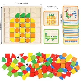 Puzzle Mosaico 120 Piezas Madera