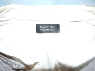 Camisa Polo Zara manga larga gris Talla M