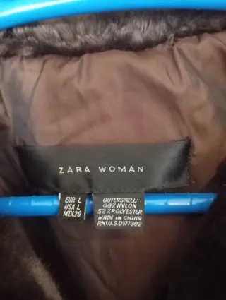Cazadora Zara Mujer Talla L Marrón