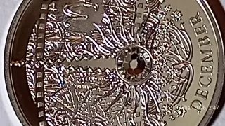 Niue 1 Dólar Diciembre Calendario Felicidad