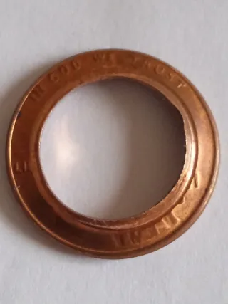 MONEDA 1 CENTAVO LINCOLN.ERROR PLANCHET.UNICA.