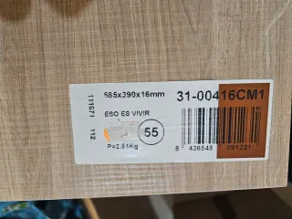 Cuadro Madera Mensaje Vivir