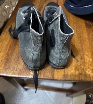 Converse scarpe alte grigio nere