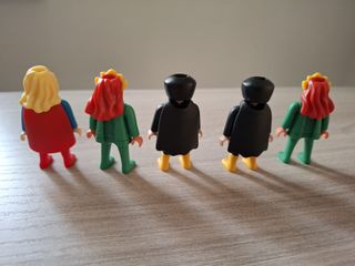 Set 5 sorprese Kinder Sorpresa DC Comics Playmobil