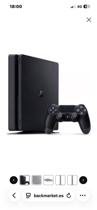 PS4 Slim 1TB Negra como nueva