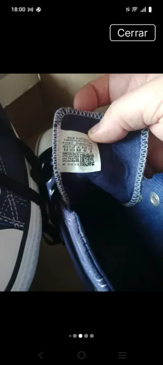 Converse All Star Azul Talla 43