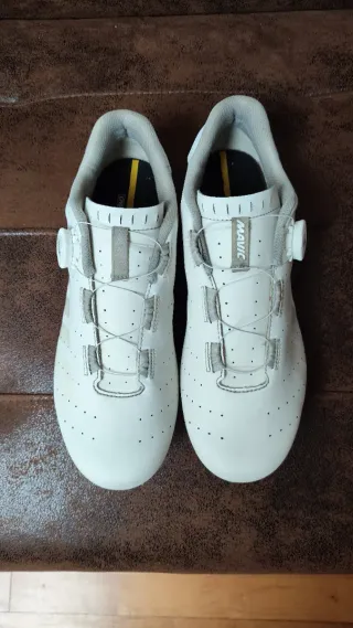 Zapatillas Ciclismo Mavic Cosmic Boa Blancas