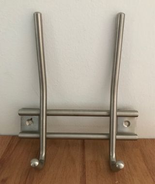 Appendiabiti in metallo argentato