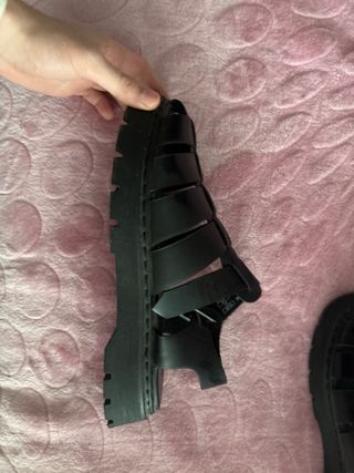 Sandalias Bershka Negras Talla 41