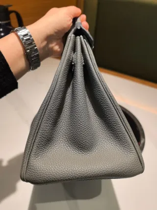 Borsetta Hermès Grigia