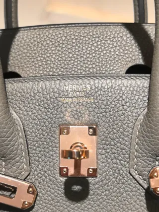 Borsetta Hermès Grigia