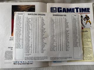 Revista Gametime World League 1991 en español