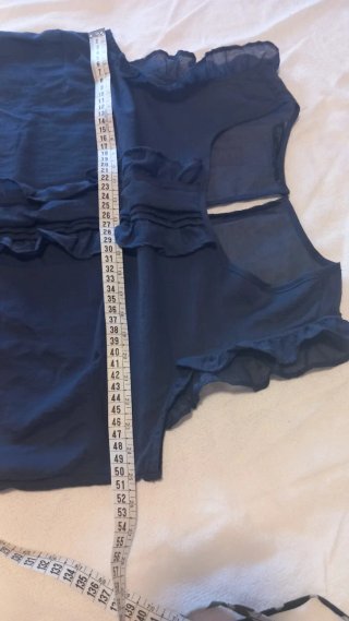 A estrenar. Blusa Zara azul marino  sin mangas