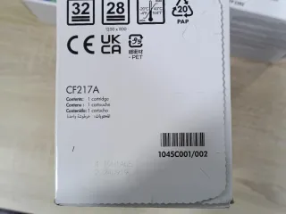 Tóner HP 17A CF217A Negro