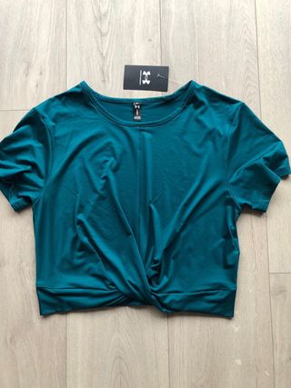 Top Under Armour Verde Talla L Nuevo
