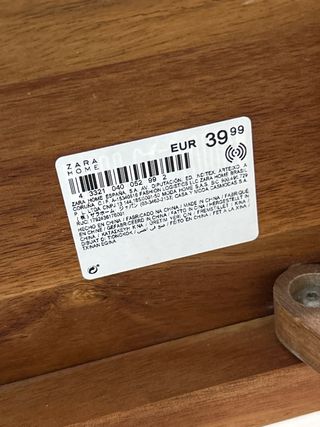 Bandeja plegable madera mango