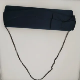 Bolso de tela azul para eventos