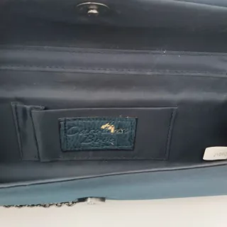 Bolso de tela azul para eventos