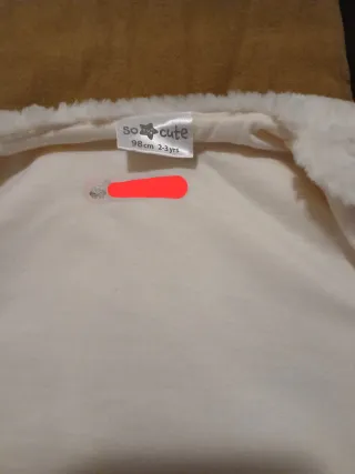 Gilet smanicato bambina 2-3 anni 98 cm