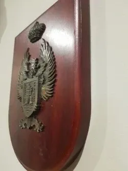 Militar antigua metopa  Sed Fuertes en la Guerra