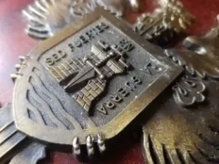 Militar antigua metopa  Sed Fuertes en la Guerra