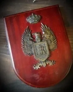 Militar antigua metopa  Sed Fuertes en la Guerra