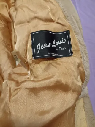 Abrigo Beige Imitación Piel