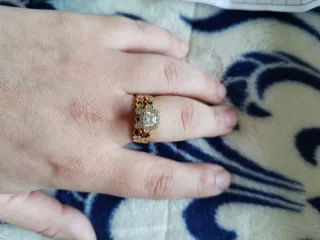 Anillo de promesa oro 18k