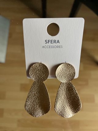 Pendientes dorados Sfera NUEVOS