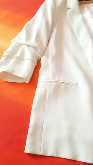 Elegante Blazer Zara tipo Smoking Talla M