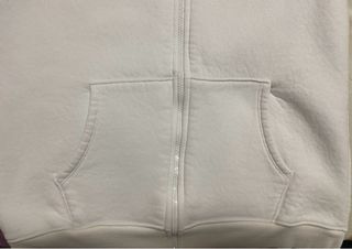 Sudadera Polo Ralph Lauren blanca cremallera