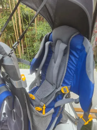 Mochila Portabebé Deuter Kid Comfort II + Parasol