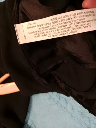 Mono Negro Massimo Dutti Talla S