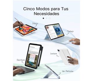 Teclado Inateck 7 Colores Retroiluminado iPad